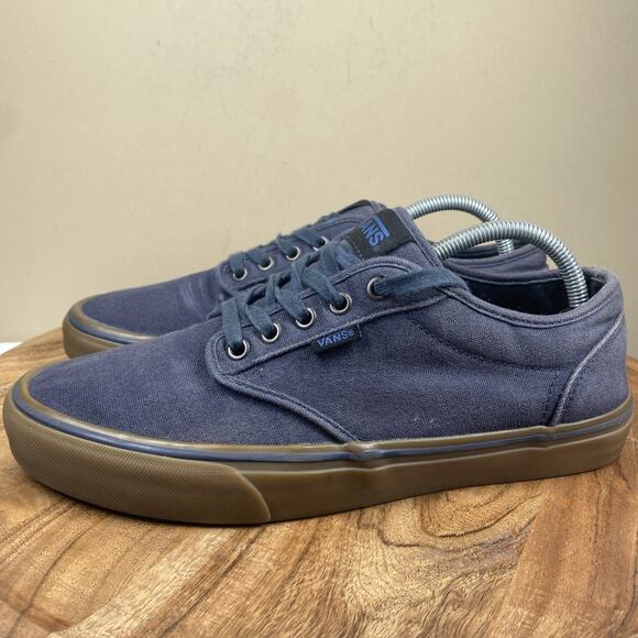 Vans Off The Wall Old Skool Mens Navy Blue Gum Size 10 Low Top Shoes main image 8